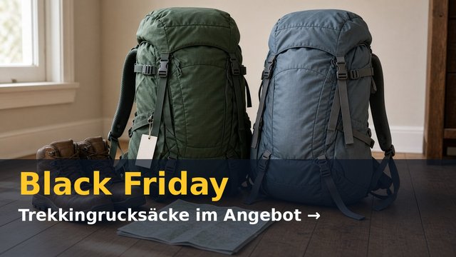 Black Friday: Trekkingrucksäcke im Angebot